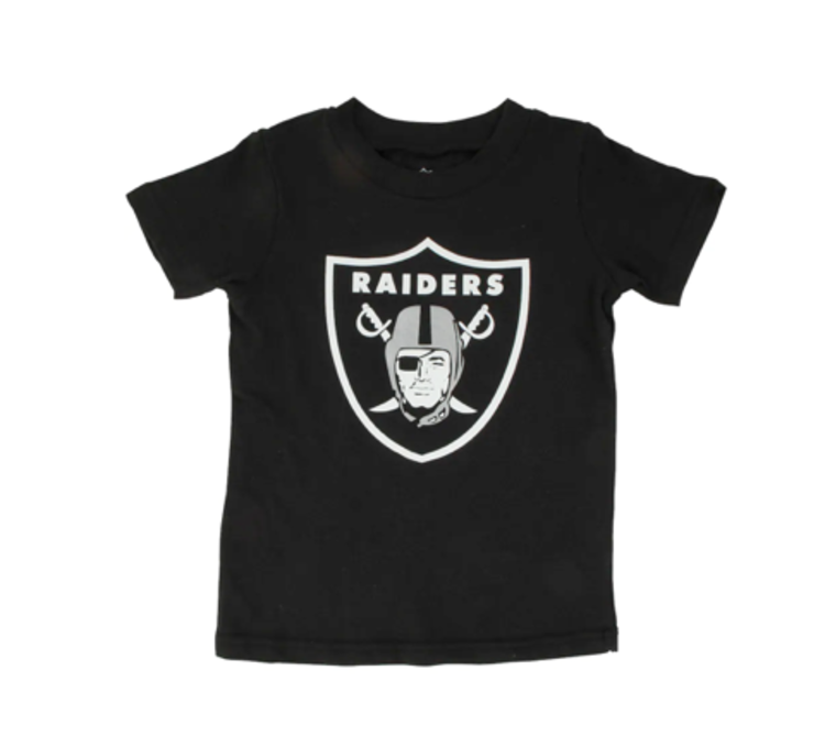 Outerstuff NFL Raiders Infant Team Logo Tee Black