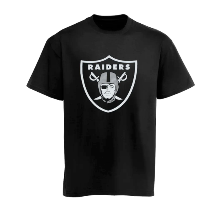 Outerstuff NFL Raiders Youth Primary Logo Tee Black