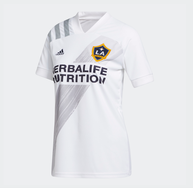 Adidas LA Galaxy Womens 20 White Replica Jersey