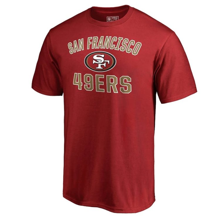 Fanatics 49ers M Victory Arch Red S/S