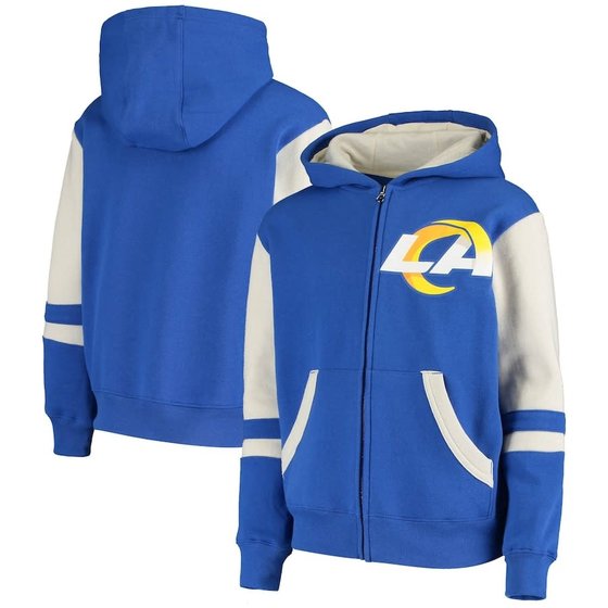 NFL Los Angeles Rams Youth Prime Pullover Hoodie Navy/White - The Locker  Room of Downey