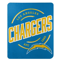 Northwest Chargers Campaign Fleece Throw Blanket 50x60