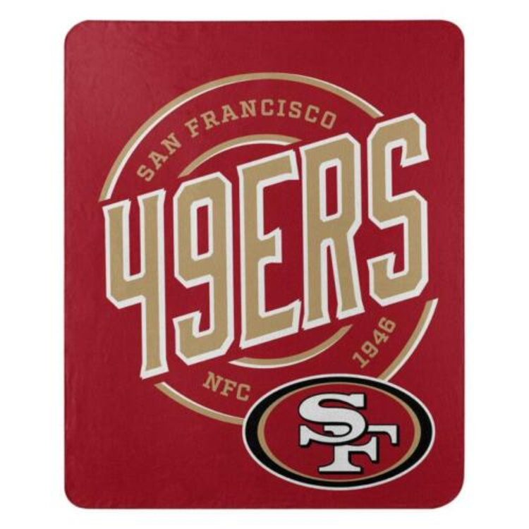 Northwest 49ers Campaign Fleece Throw Blanket 50x60