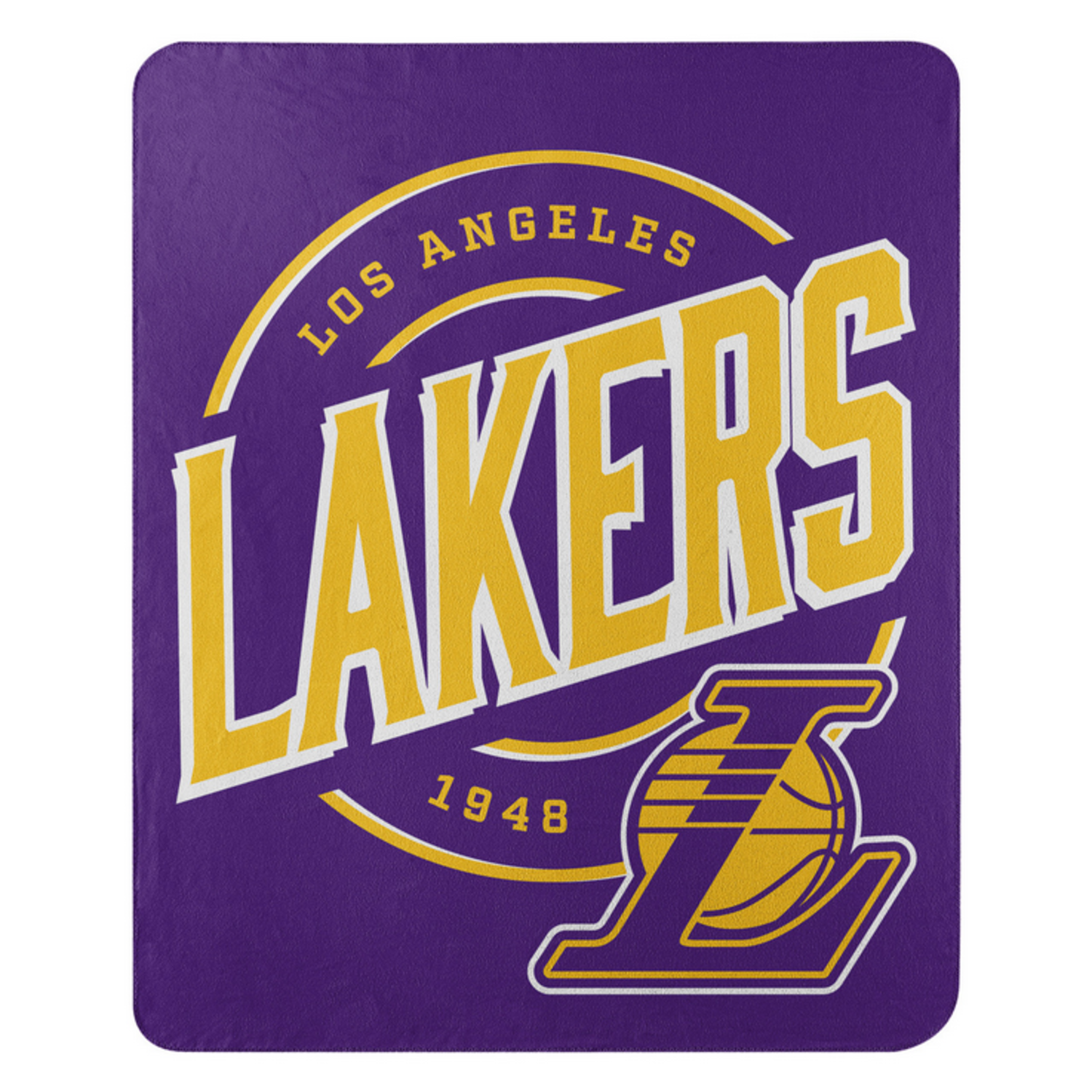 Northwest Lakers Campaign Fleece Throw Blanket 50x60