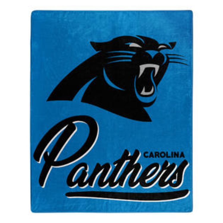 Northwest Panthers Signature Plush Raschel Throw Blanket 50x60