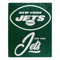 Northwest Jets Signature Plush Raschel Throw Blanket 50x60