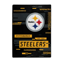 Northwest Steelers Digitize Plush Raschel Blanket 60x80