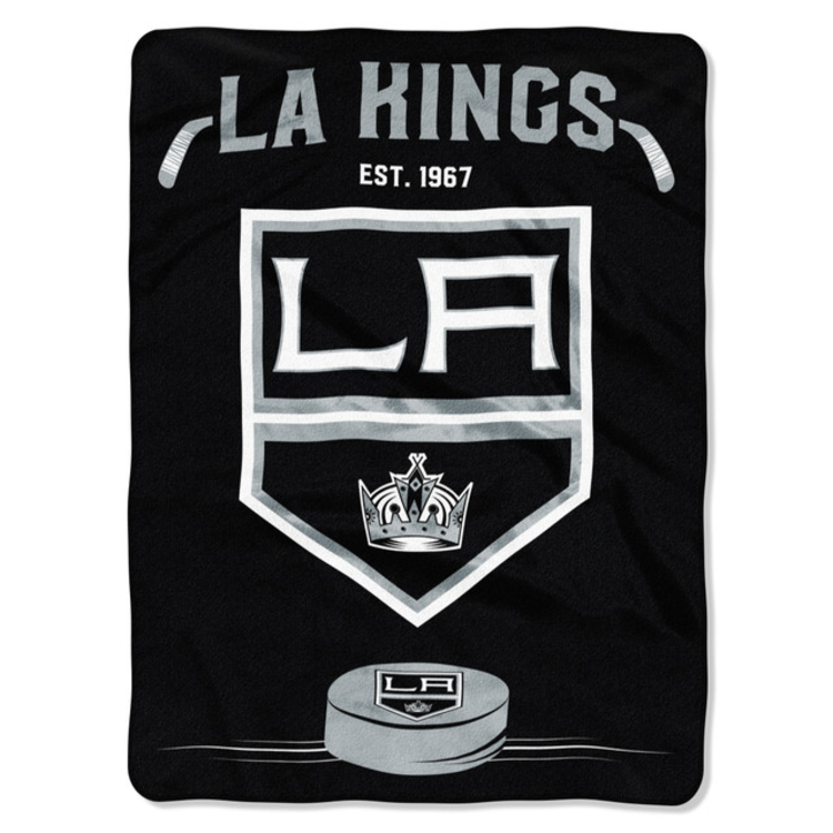 Northwest LA Kings Inspired Plush Raschel Blanket 60x80