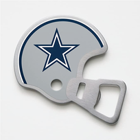 You The Fan Season Opener Helmet Magnetic Stainless Steel Bottle Opener - Cowboys