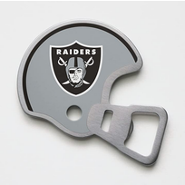 You The Fan Season Opener Helmet Magnetic Stainless Steel Bottle Opener - Raiders