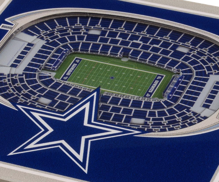 You The Fan Stadium View Coasters - Dallas Cowboys