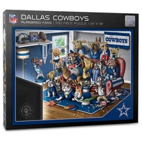 You The Fan Puzzle 500 pcs - Purebred Fans A Real Nailbiter - Dallas Cowboys