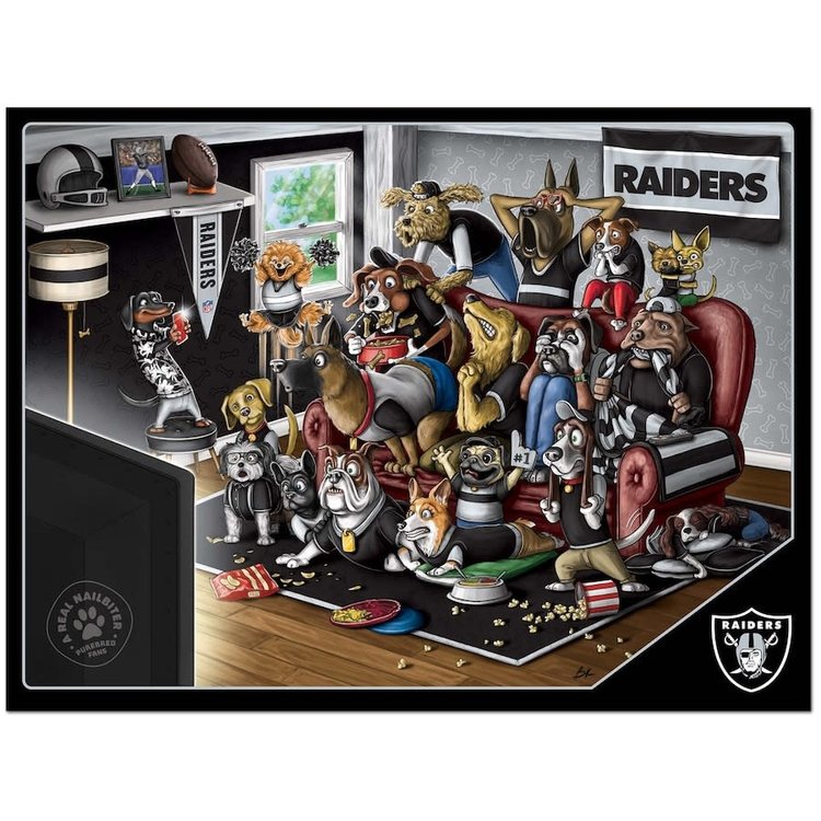 You The Fan Puzzle 500 pcs - Purebred Fans A Real Nailbiter - Las Vegas Raiders