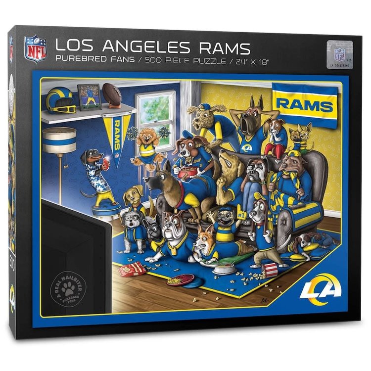 You The Fan Puzzle 500 pcs - Purebred Fans A Real Nailbiter - LA Rams