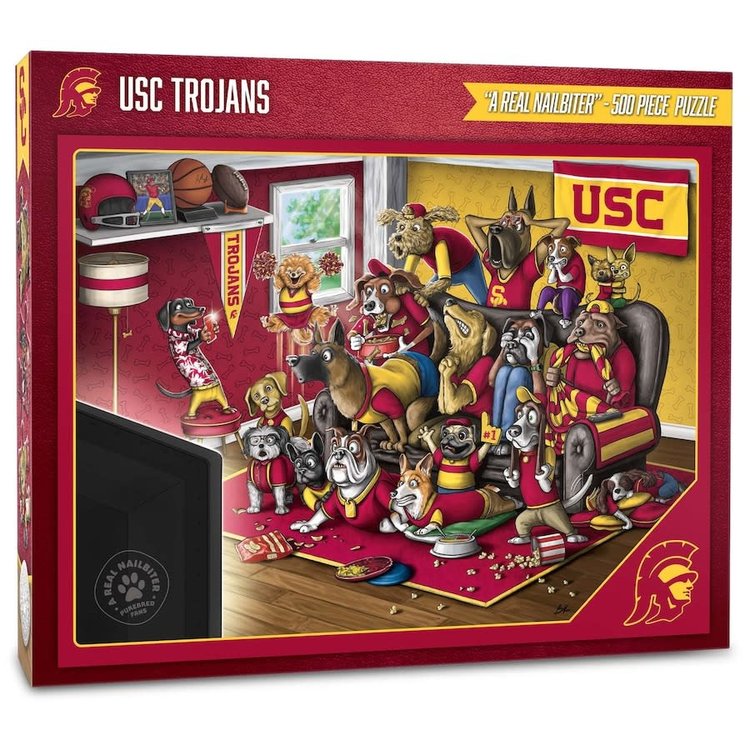 You The Fan Puzzle 500 pcs - Purebred Fans A Real Nailbiter - USC Trojans