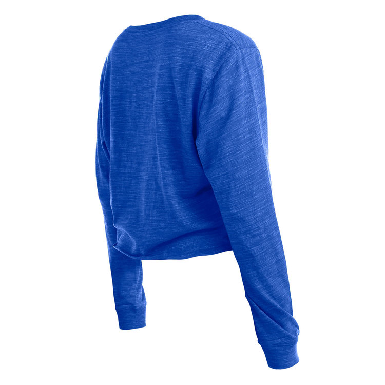 New Era LA Rams W NE Royal Space Dye L/S Crop