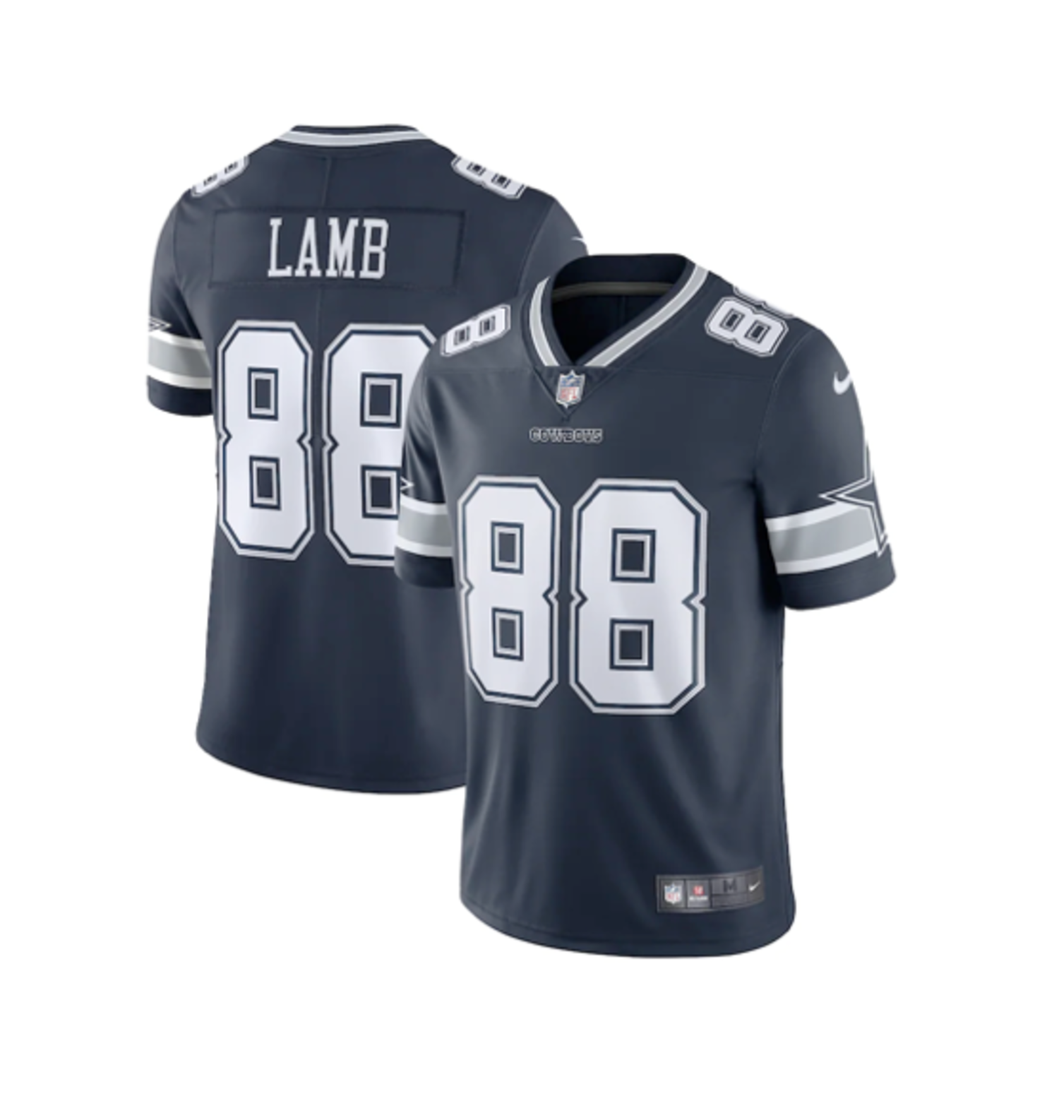 Nike / Men's Dallas Cowboys CeeDee Lamb #88 Navy Limited Throwback Jersey