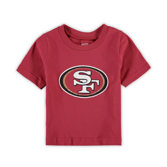 NFL Team Apparel Toddler San Francisco 49ers Primary Logo Red T-Shirt