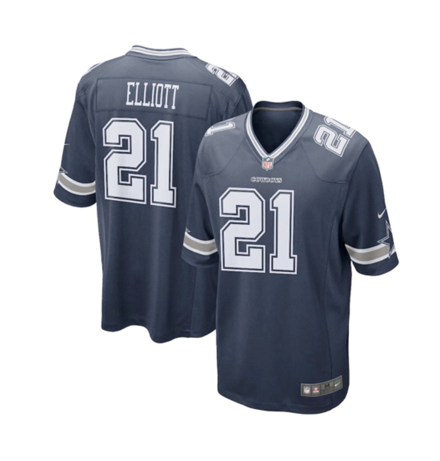 Nike Dallas Cowboys No22 Emmitt Smith Grey Shadow Men's Stitched NFL Elite Jersey