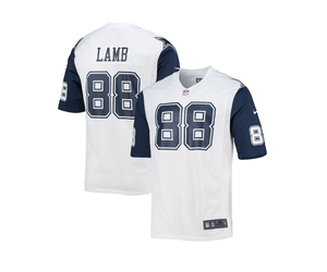 Men's Nike CeeDee Lamb Gray Dallas Cowboys Atmosphere Fashion Game Jersey