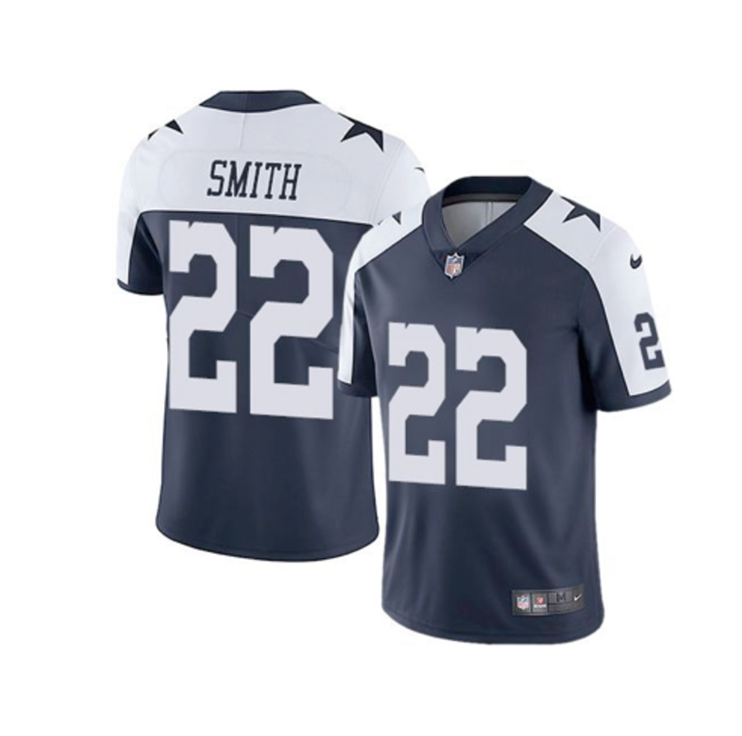 Nike Dallas Cowboys Men's Nike Emmitt Smith #22 Alt Navy White Limited  Jersey