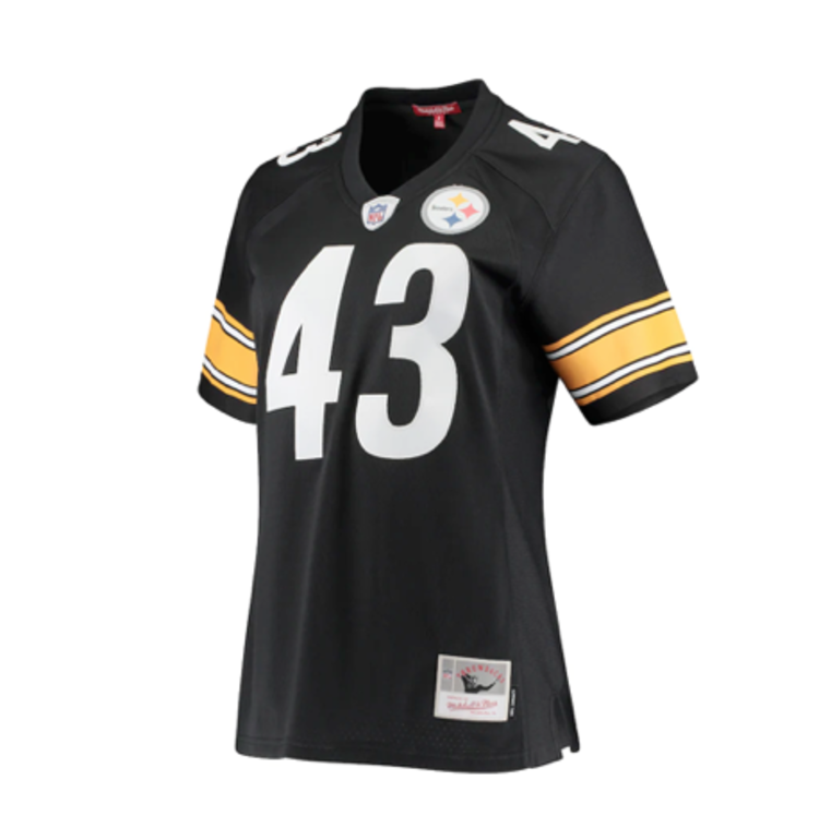 Mitchell and Ness NFL Steelers Women's Mitchell & Ness Troy Polamalu #43 Jersey Black