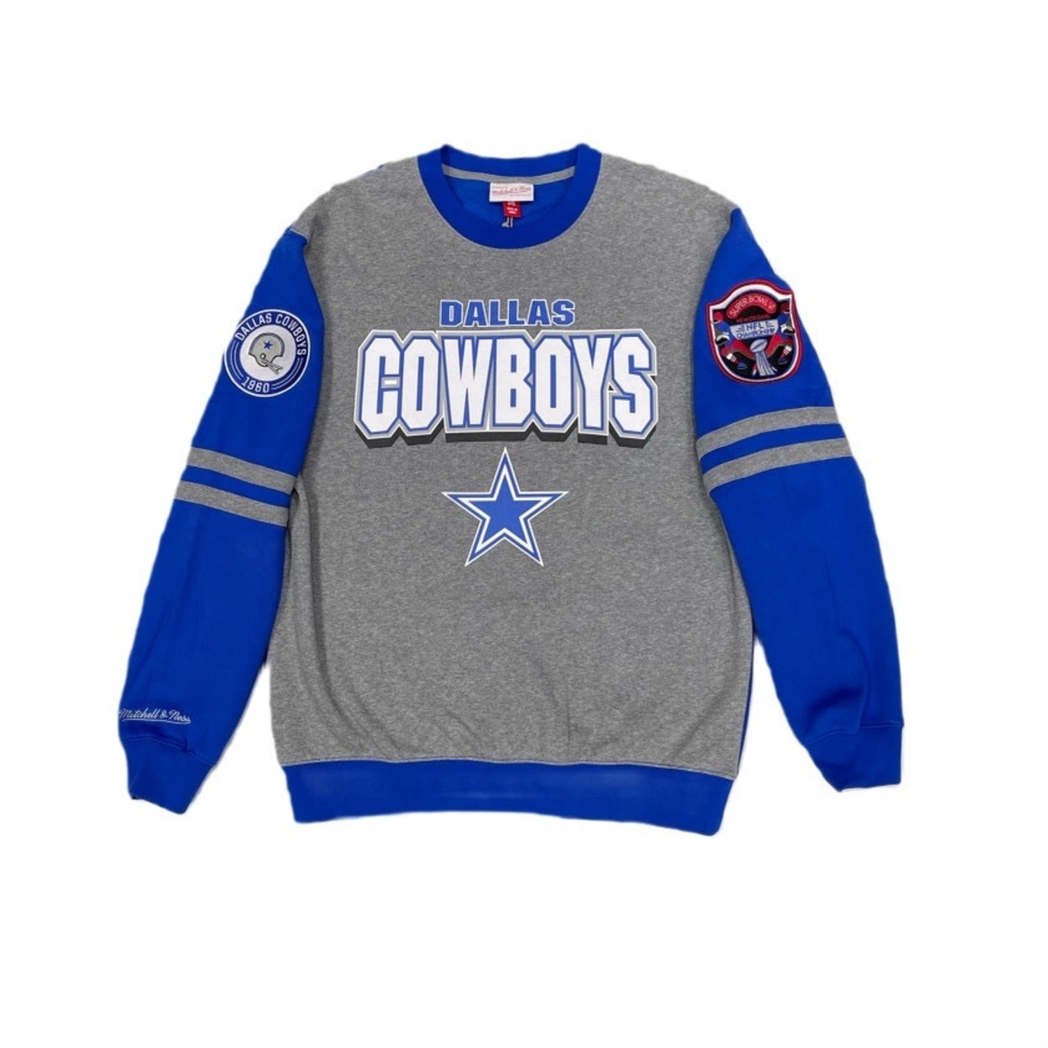 Mitchell and Ness NFL Cowboys Men's M&N All Over Crew 2.0