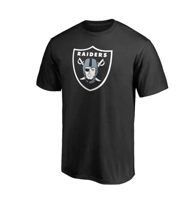 Fanatics Raiders M Primary Logo Black