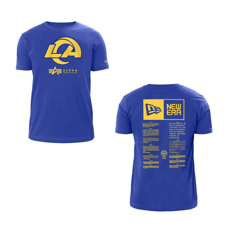 New Era Rams NE M Alpha Royal T-Shirt