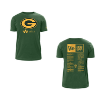 New Era Packers NE M Alpha Green T-Shirt