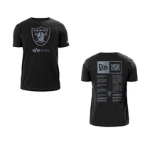 New Era Raiders NE M Alpha Black T-Shirt