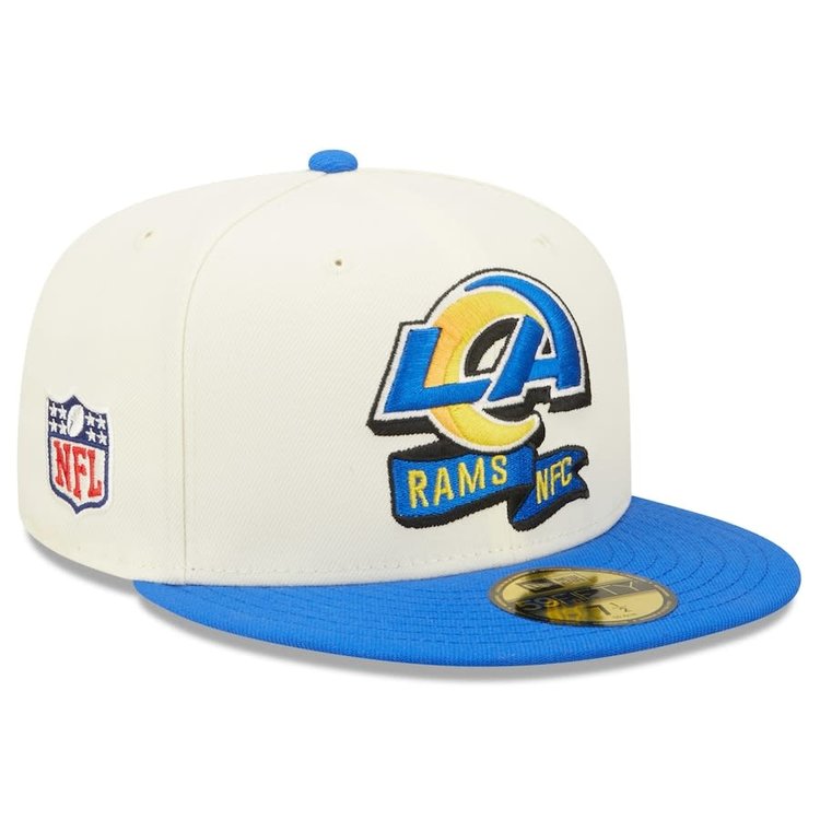 New Era LA Rams 2022 NFL Sideline Cream/Royal