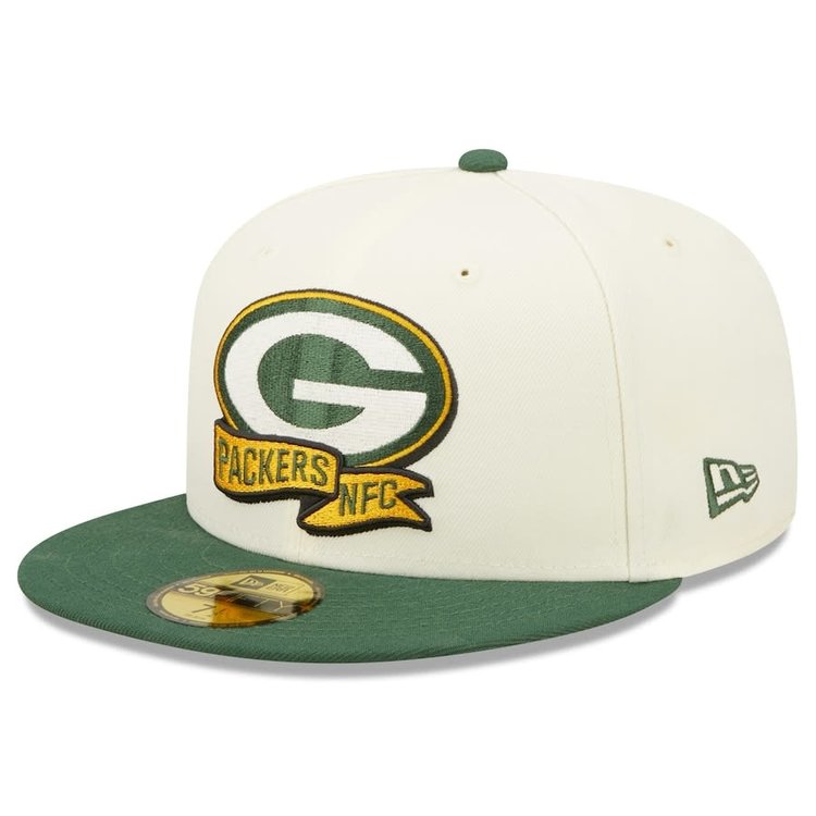 New Era Packers 2022 NFL Sideline Cream/Green