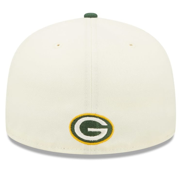 New Era Packers 2022 NFL Sideline Cream/Green