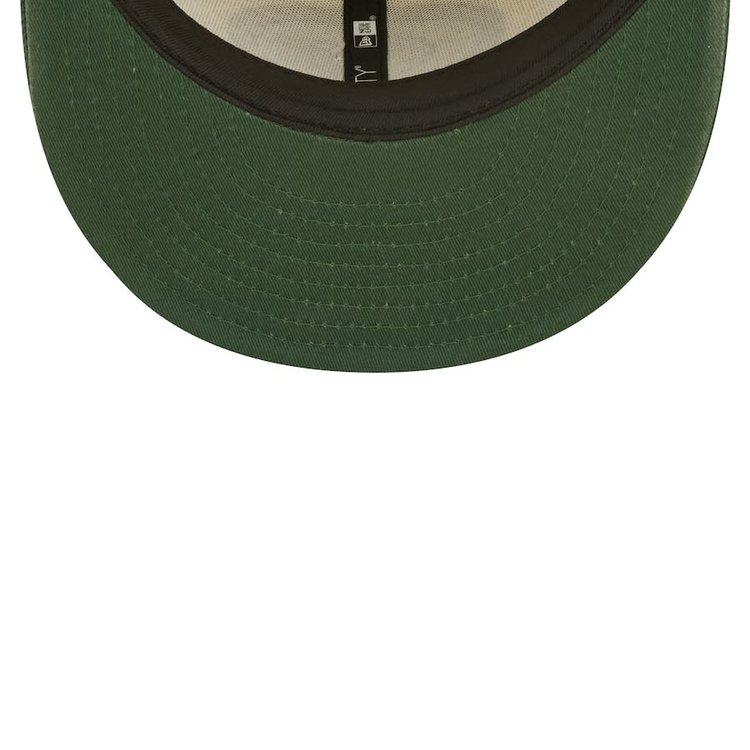New Era Packers 2022 NFL Sideline Cream/Green