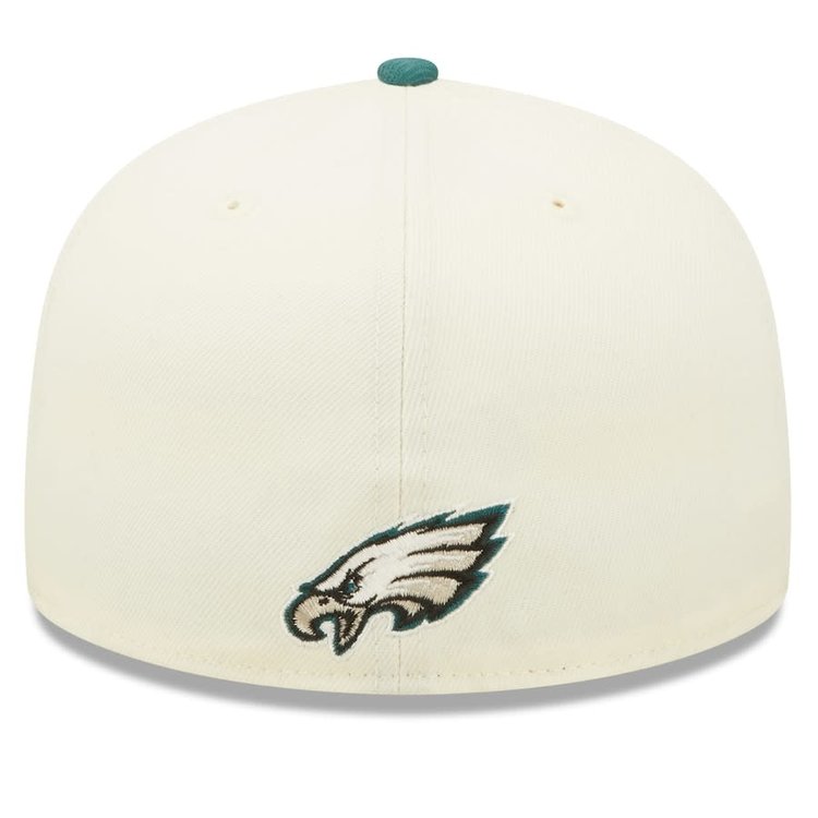 New Era Eagles 2022 NFL Sideline Cream/Green