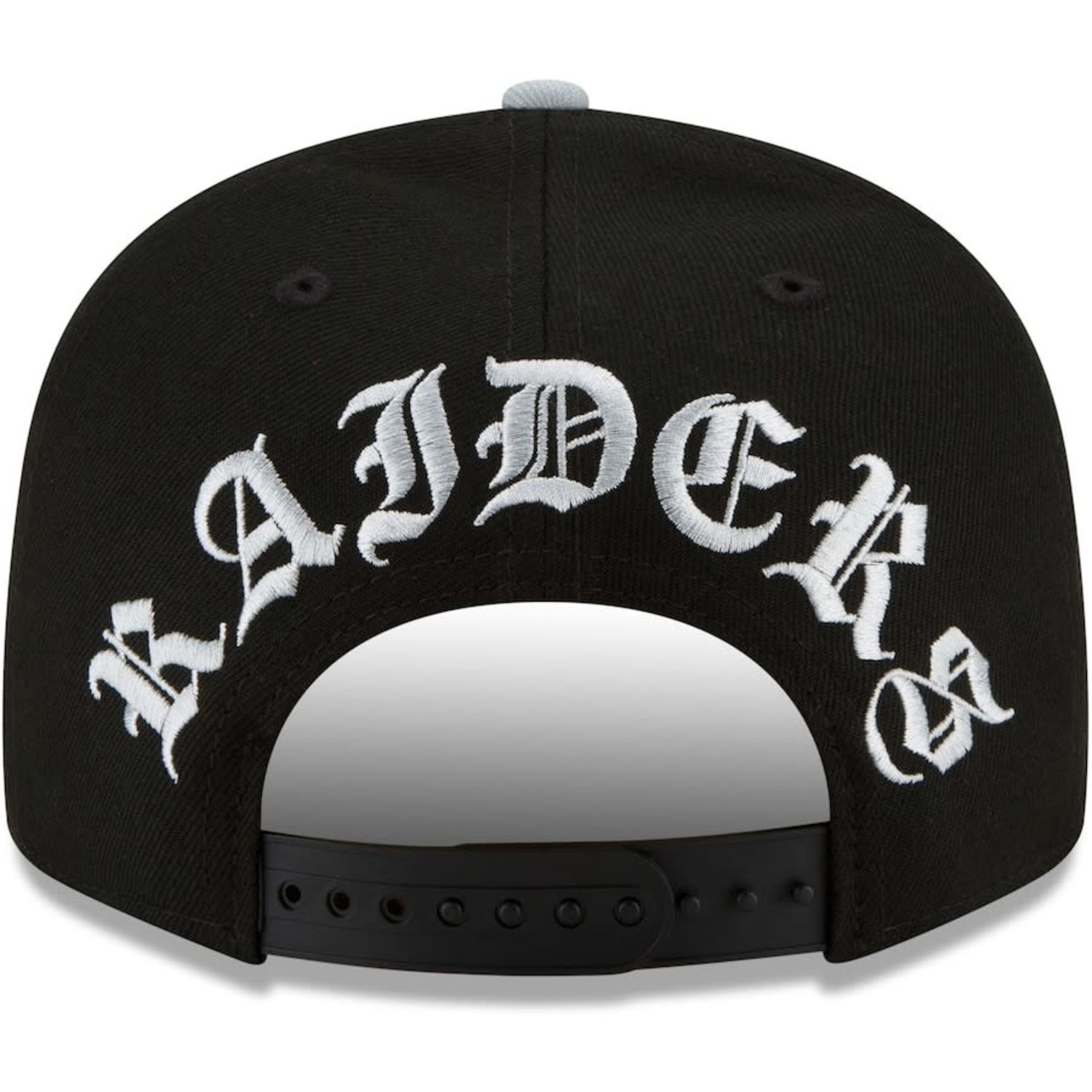 Men's Las Vegas Raiders New Era Black Arch 59FIFTY Fitted Hat