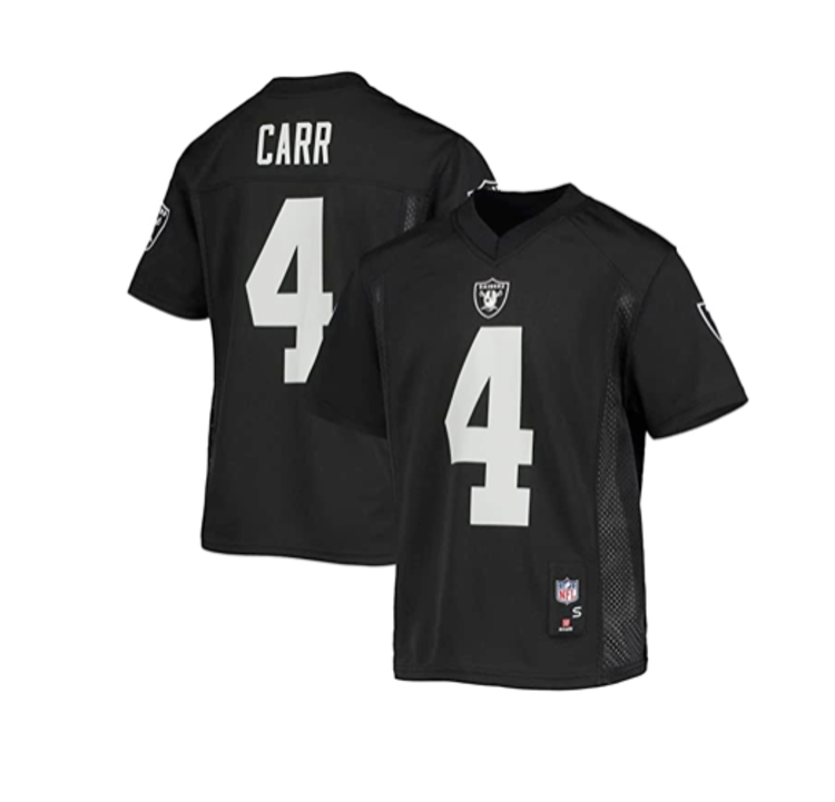 Outerstuff NFL Preschool Team Jersey Raiders Carr #4