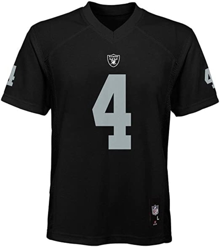 NFL NFL Youth Team Jersey Raiders Derek Carr #4
