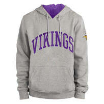 New Era Vikings M NE Gray Block Arch Hoodie