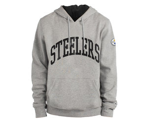 Steelers M NE Gray Block Arch Hoodie The Locker Room of Downey