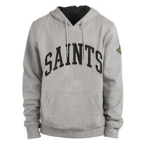 New Era Saints M NE Gray Block Arch Hoodie