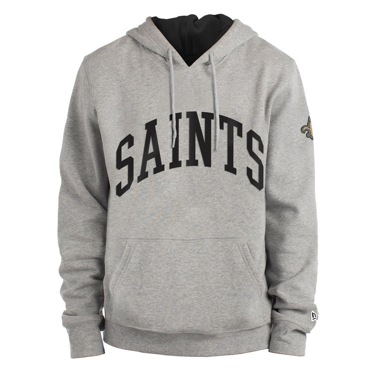 New Era Saints M NE Gray Block Arch Hoodie