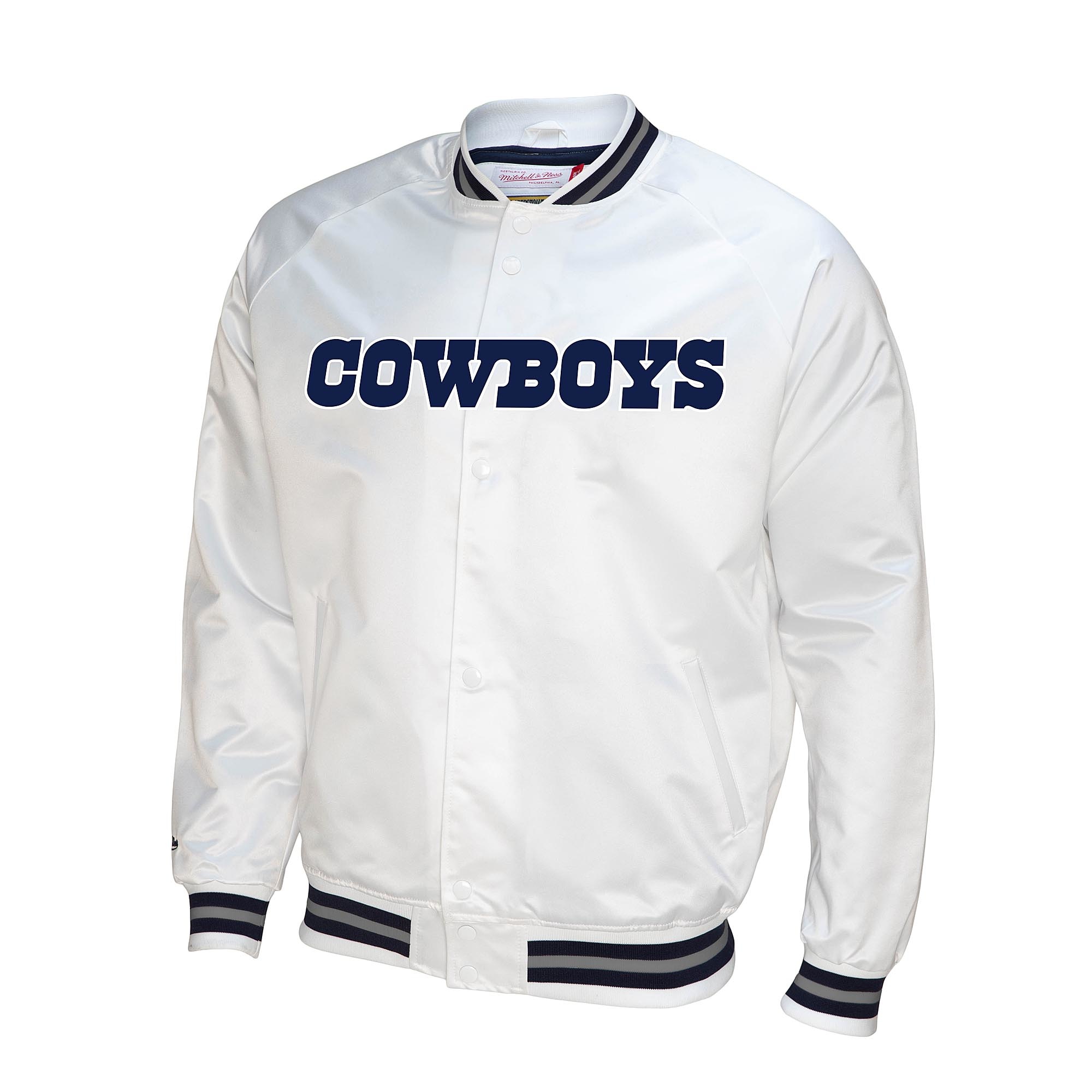 Cowboys M&N Lightweight Satin Jacket White