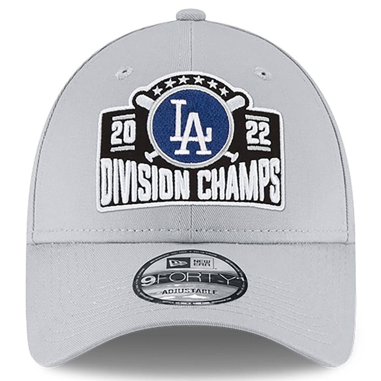 New Era LA Dodgers 2022 NL West Division Champions 940 Postseason Locker Room Hat