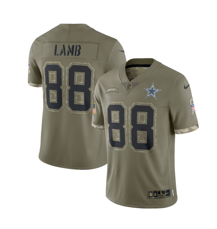 Nike Dallas Cowboys Nike  M 2022 Salute To Service Lamb Jersey