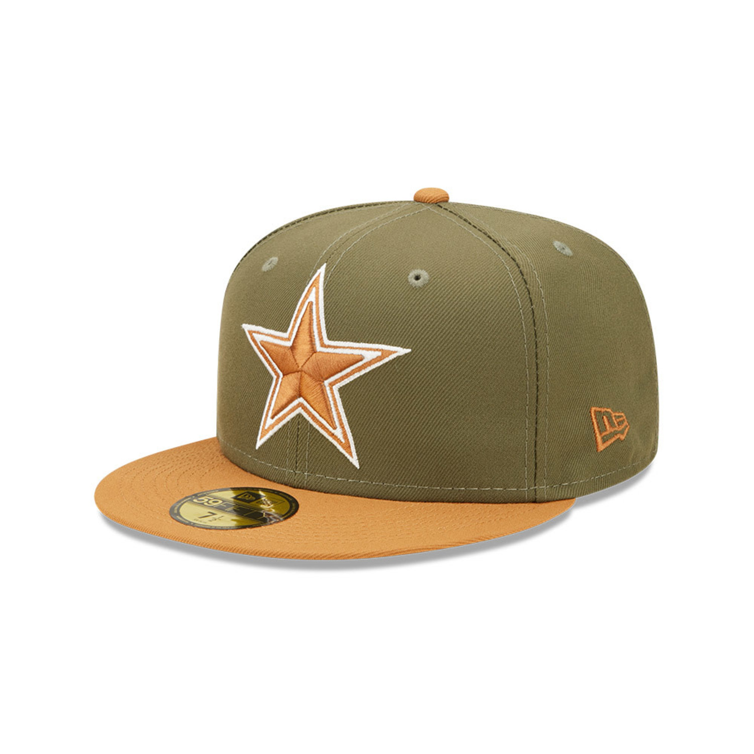 Men's Dallas Cowboys New Era Brown Color Pack 59FIFTY Fitted Hat