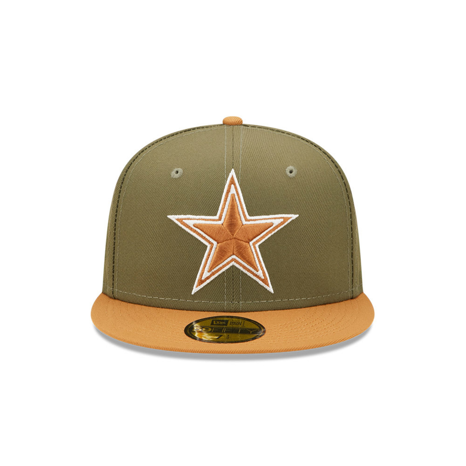 Men's Dallas Cowboys New Era Brown Color Pack 59FIFTY Fitted Hat