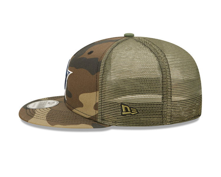 New Era Cowboys Camo Trucker Mesh 950