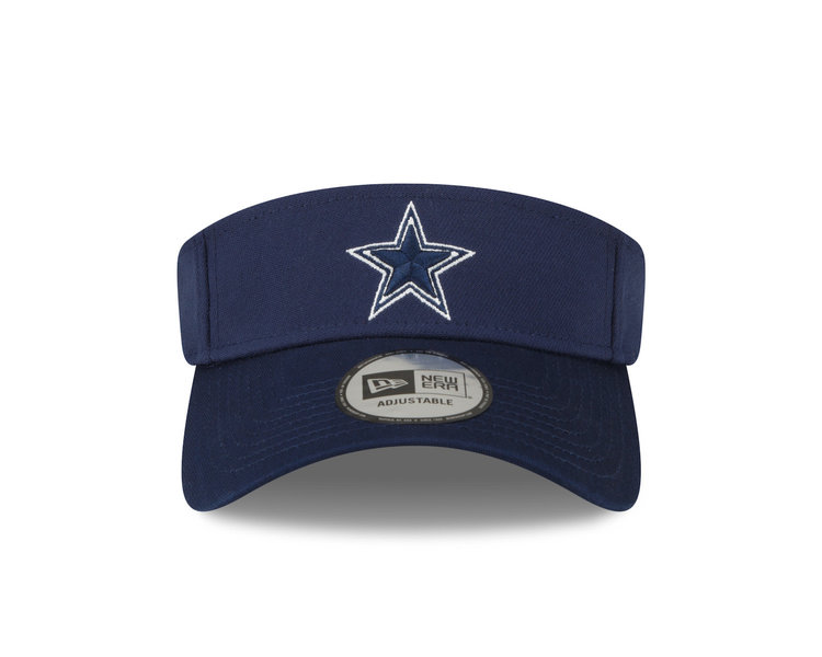 New Era Cowboys Sideline Visor Navy